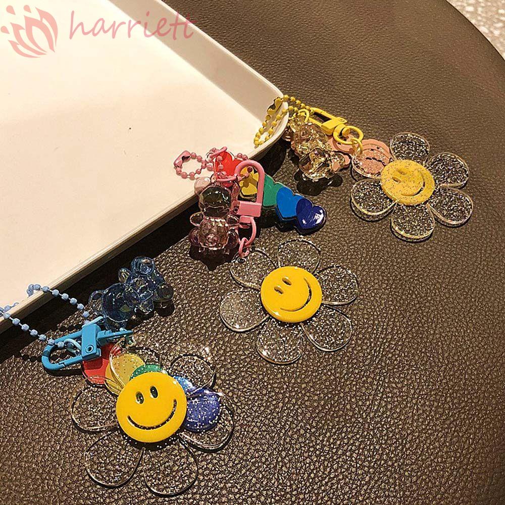 Móc Khóa Hình Mặt Cười Hoạt Hình Sáng Tạo Phong Cách Hàn Quốc