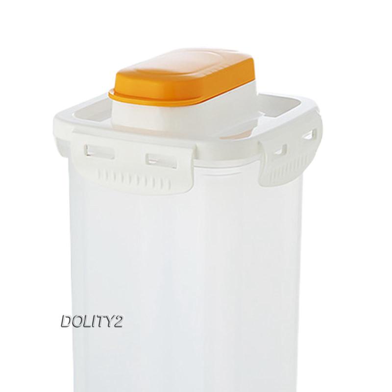 [Dolity2] Hộp Đựng Bột Tẩy Rửa Thực Phẩm Khô Kín Khí Có Nắp Đậy Cho Nhà Bếp