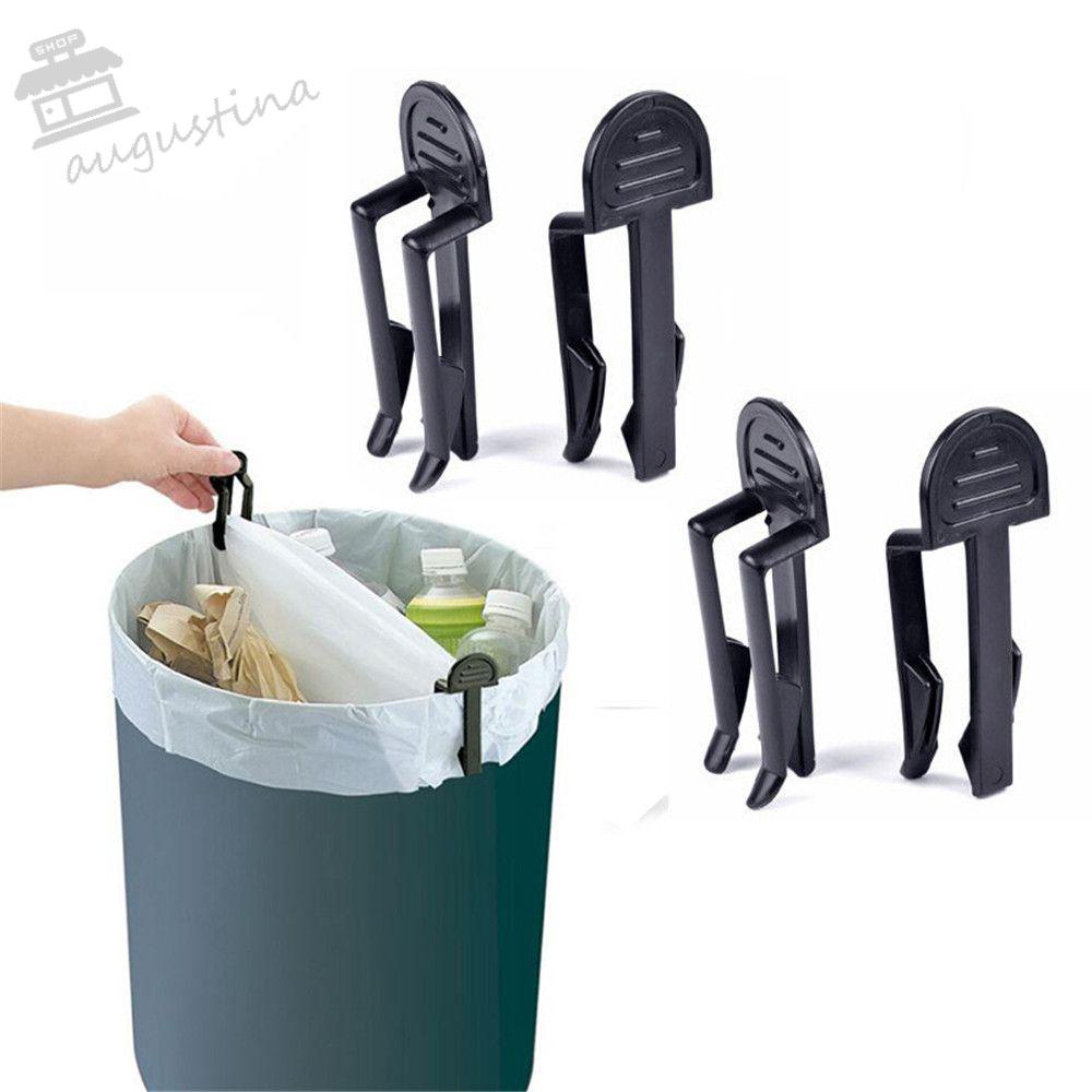 Set 6 Kẹp Nhựa Cố Định Túi Rác Chống Trượt Tiện Dụng