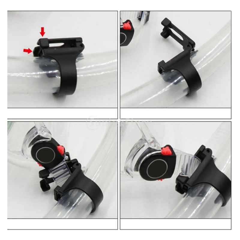 Set 2 Kẹp Silicone Giữ Ống Thở Khi Lặn