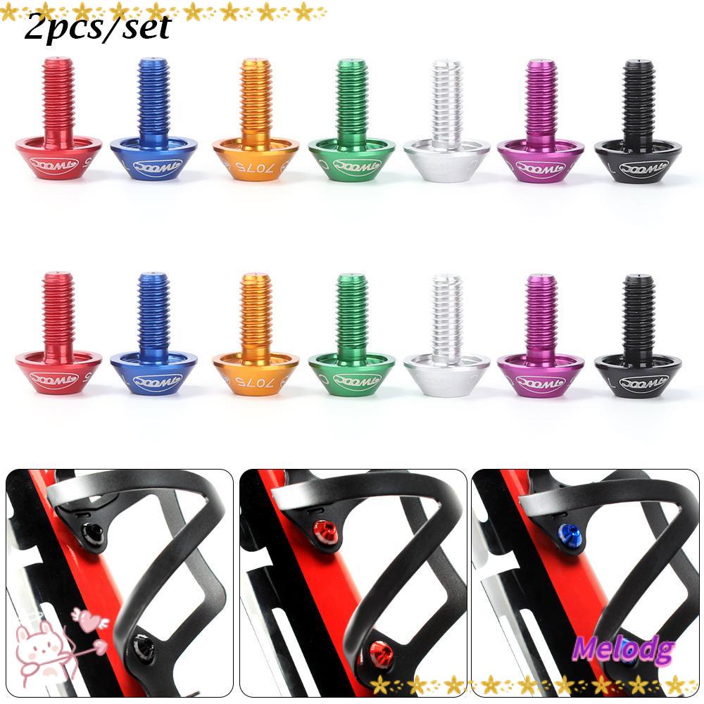 Bộ 2 Ốc Vít Giá Đỡ Lồng Xe Đạp Bằng Thép Không Gỉ Nhiều Màu