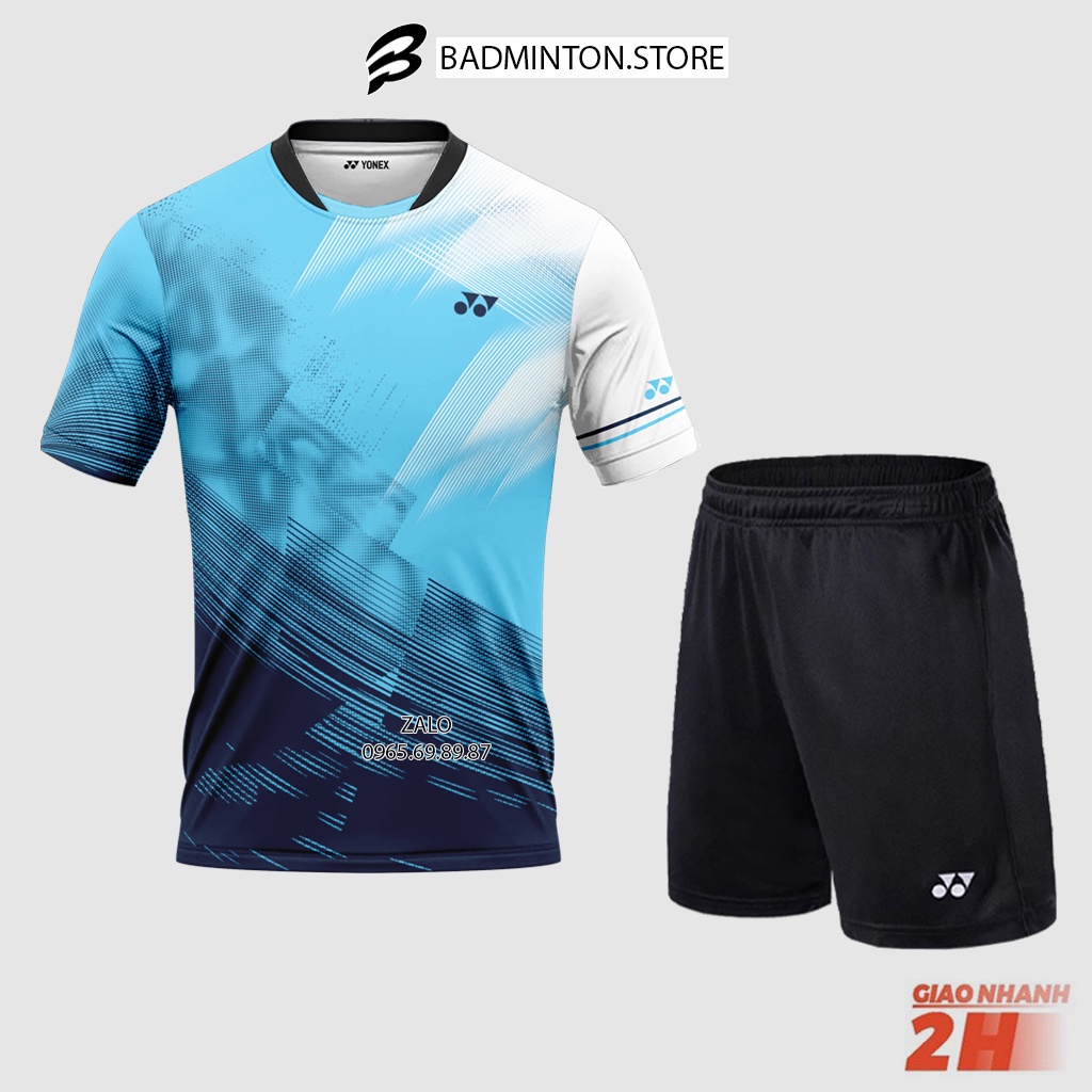 Quần áo cầu lông Yonex, áo thể thao dành cho tập luyện và thi đấu co