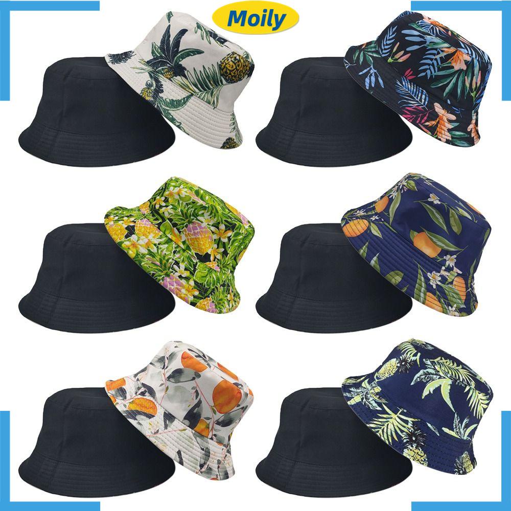 Mũ Bucket Chống Nắng Ngoài Trời In Họa Tiết Có Thể Gập Lại