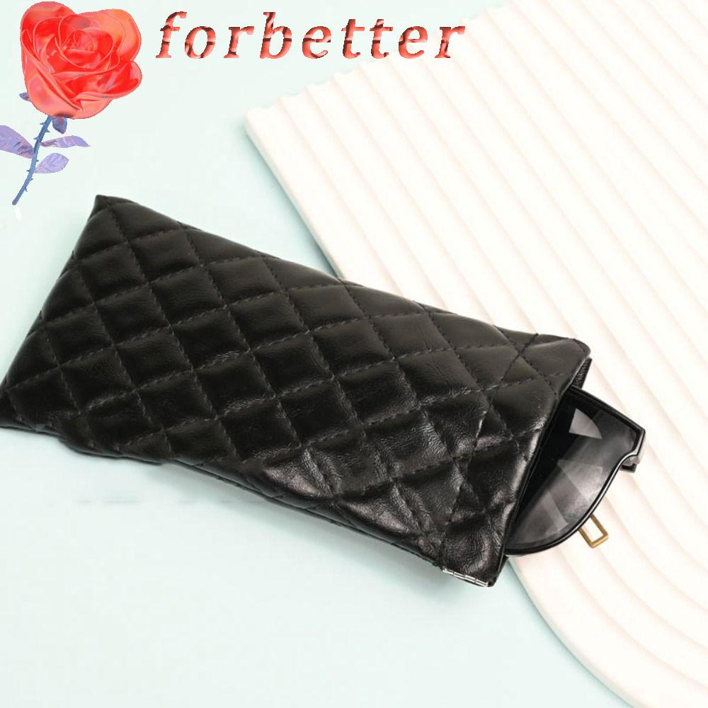 Vỏ Da Đựng Mắt Kính Có Kẹp Lò Xo Tự Động Đóng Kín Bảo Vệ Cho Nữ Ốp