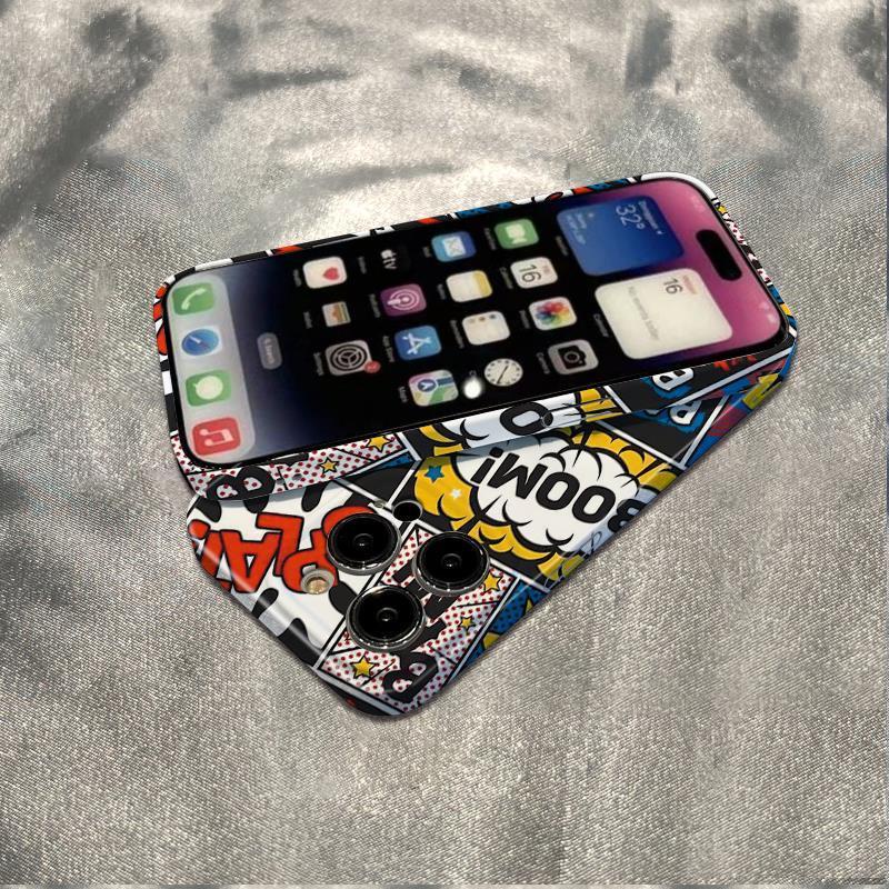 Ốp Điện Thoại Họa Tiết Hoạt Hình Graffiti 6Iniphone 6Iniphones121113Ốp Điện Thoại Chống Sốc Phong Cách Đơn Giản Cho QP6B 7814pro plus QP6B 7814pro