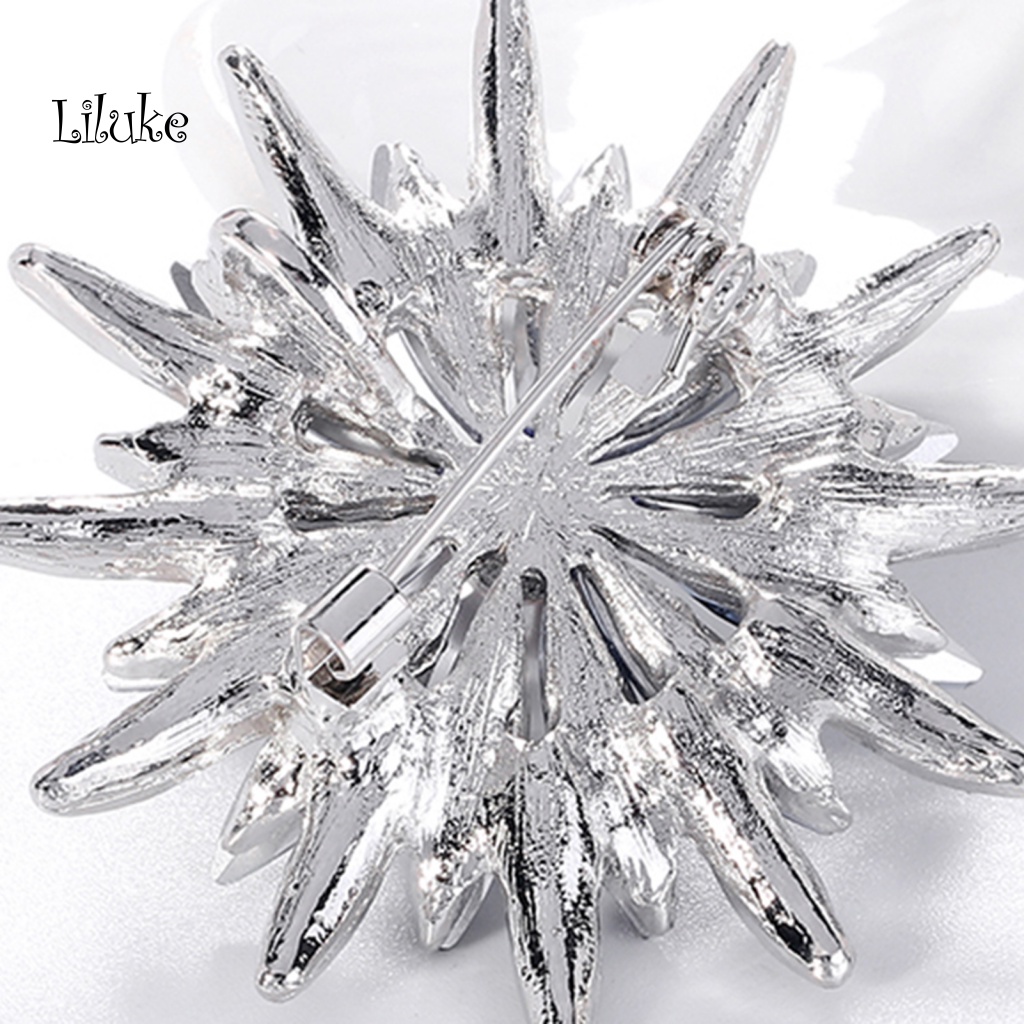 Ghim Cài Áo Hợp Kim Đính Đá Kiểu Dáng Hình Học Độc Đáo