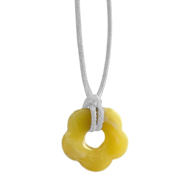 Vòng cổ Mặt Hoa Chất Liệu Acrylic Thời Trang Cho Nữ