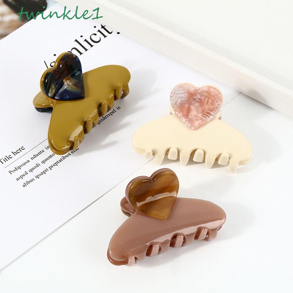 Kẹp Tóc Đuôi Ngựa Hình Trái Tim Đơn Giản Ngọt Ngào Cho Nữ