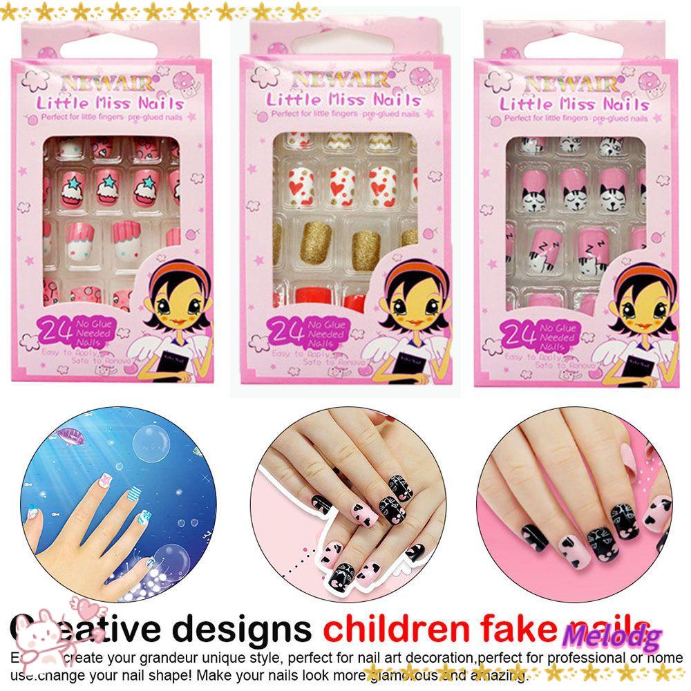 Móng Tay Giả Dạng Nhấn Bằng Gel UV Làm Đẹp Cho Bé