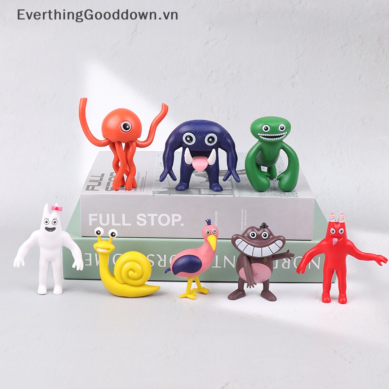 Set 8 Mô Hình Đồ Chơi Nhân Vật Hoạt Hình Garten Of Banban Bằng PVC