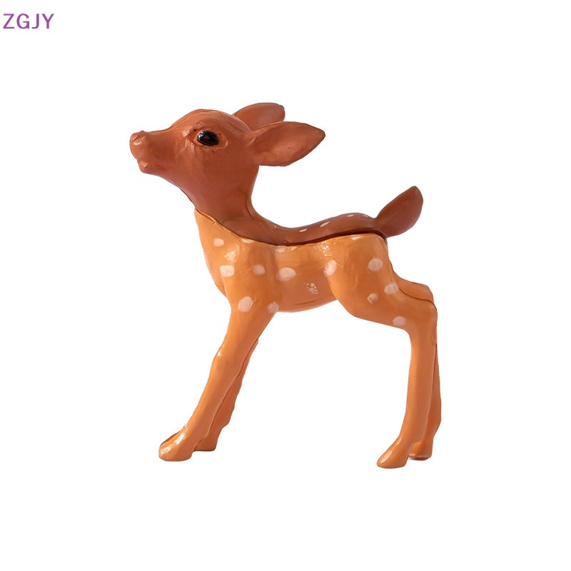 Mô Hình Hươu Cao Cổ Mini Bằng PVC Trang Trí Vườn Mới
