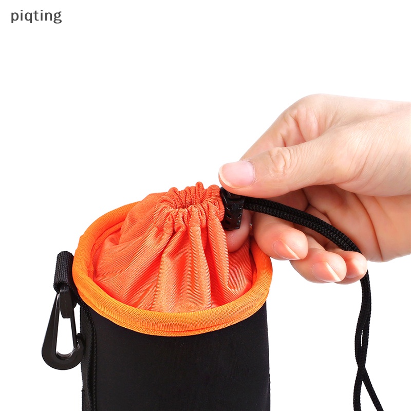 1 Túi Dây Rút Mềm Chống Nước Bảo Vệ Ống Kính Máy Ảnh DSLR Kích Thước S M L XL