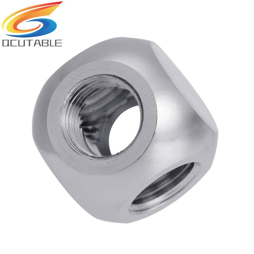 Đầu Chia 4 Cổng Hình Quả Bóng 180 Độ Cho Quạt Tản Nhiệt Nước PC