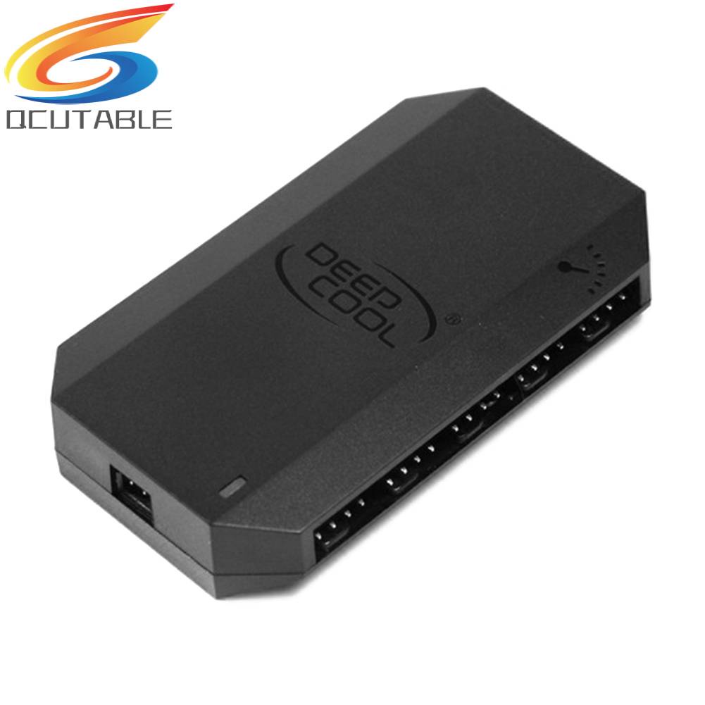 Bộ Chia 10 CổNg QuạT 3Pin / 4Pin PWM 12V SATA FH-10