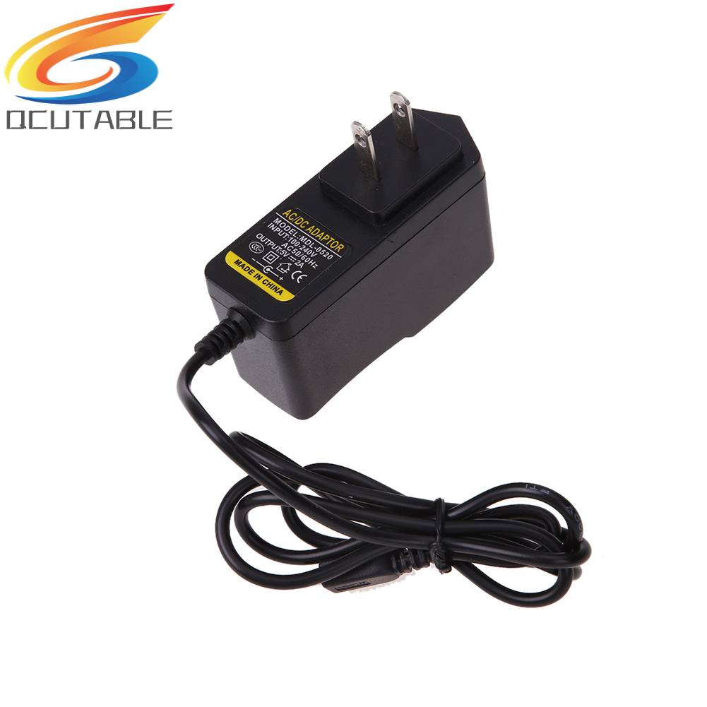 Bộ ChuyểN ĐổI NguồN ĐiệN US AC Sang DC 5V 2A Micro USB Cho MáY TíNh BảNg Windows Android