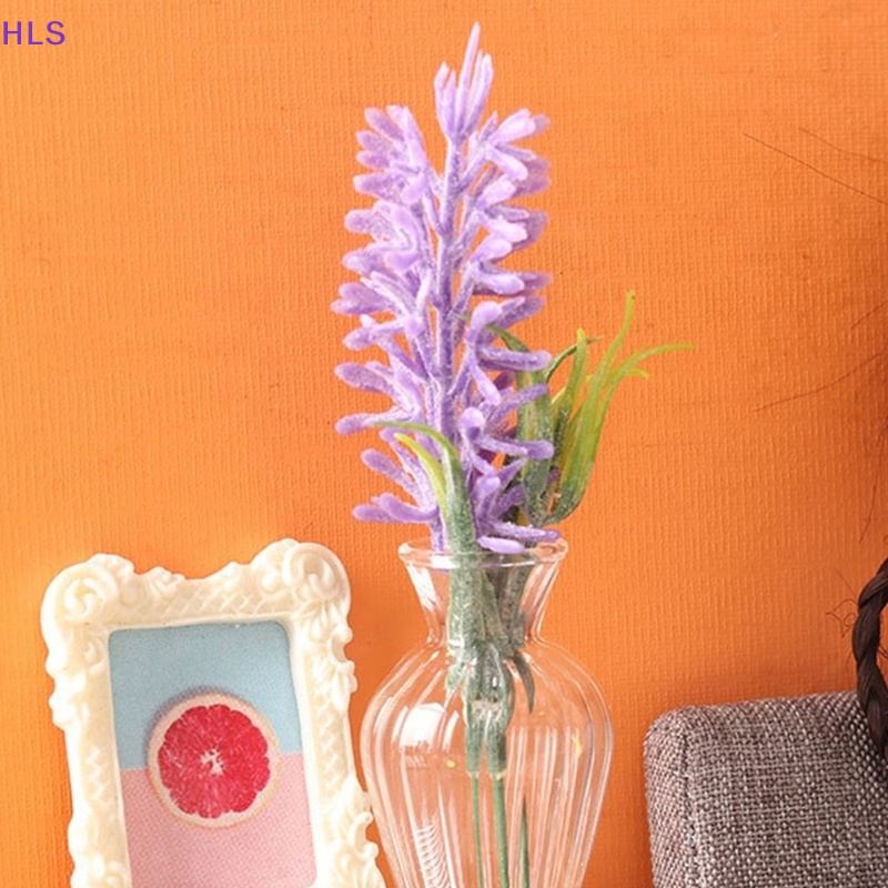 Chậu Hoa Oải Hương Mini Tỉ Lệ 1: 12 Trang Trí Nhà Búp Bê / Tiểu Cảnh