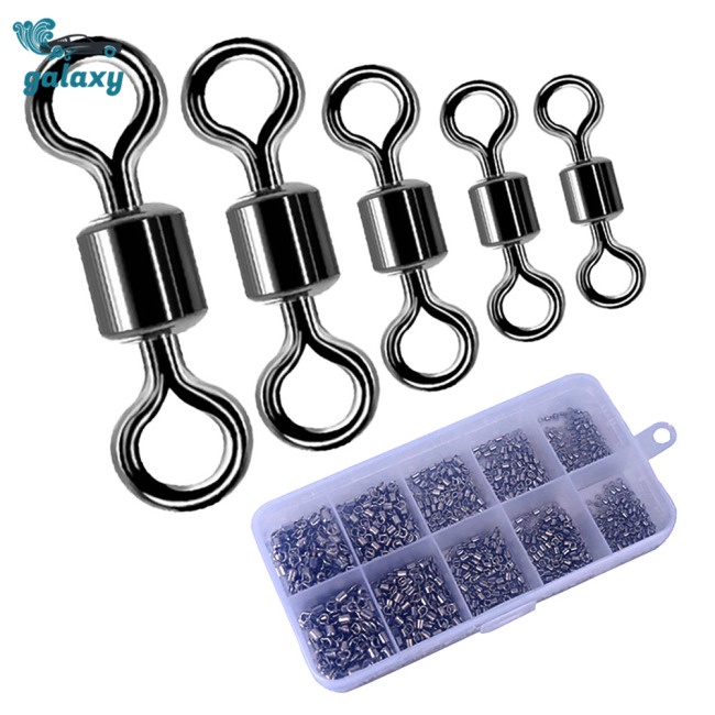 Galaxy 500 Khoen Ma Ní Câu Cá 5 Kích Cỡ Bằng Thép Không Gỉ