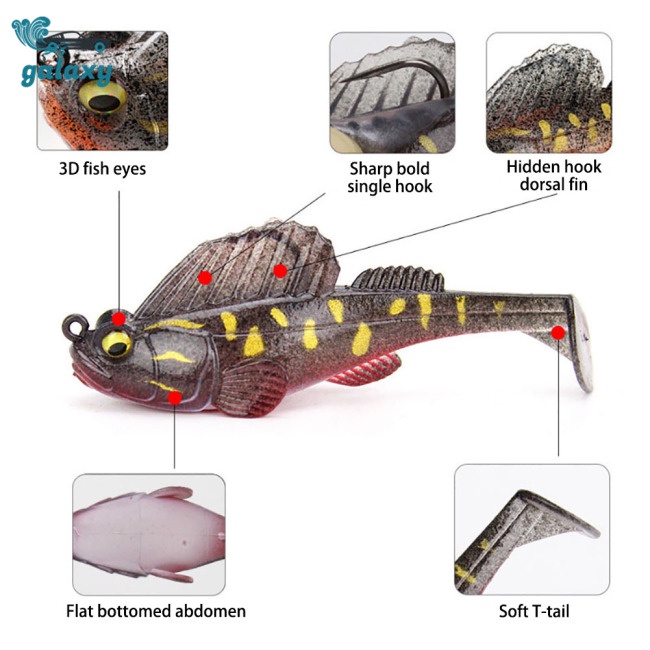 Galaxy 5 Mồi Giả Câu Cá 8.5cm / 14g Có Hộp Đựng Bằng Nhựa