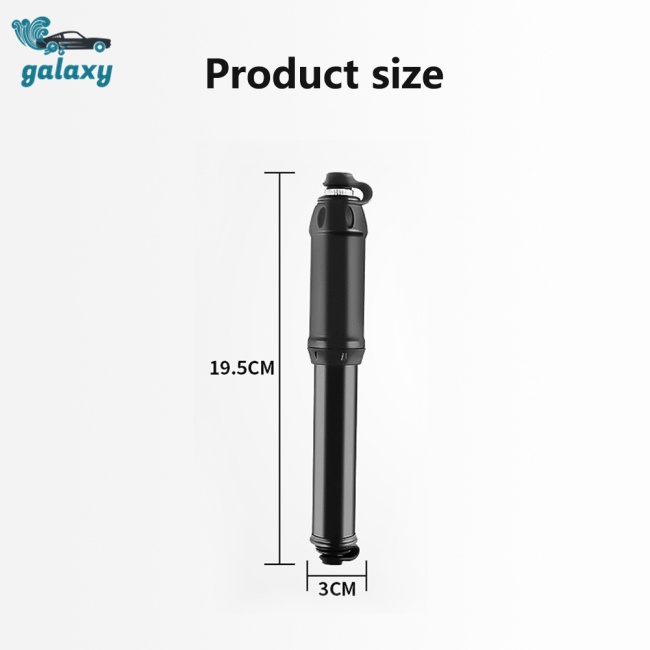 Galaxy Ống Bơm Xe Đạp Mini Cầm Tay Tiện Lợi