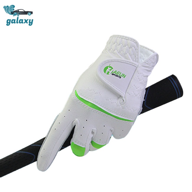 Galaxy 1 Đôi Găng Tay Chơi Golf Có Dây Thun Co Giãn Chống Mài Mòn Thoải Mái Dành Cho Bé Trai Bé Gái