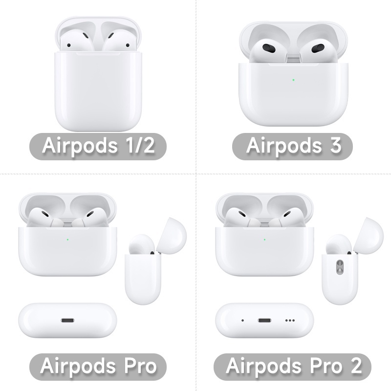 Vỏ Bảo Vệ Hộp Sạc Tai Nghe Airpods Pro 2 3 1 Bằng Silicon Họa Tiết Hoạt Hình Chú Heo Dễ Thương