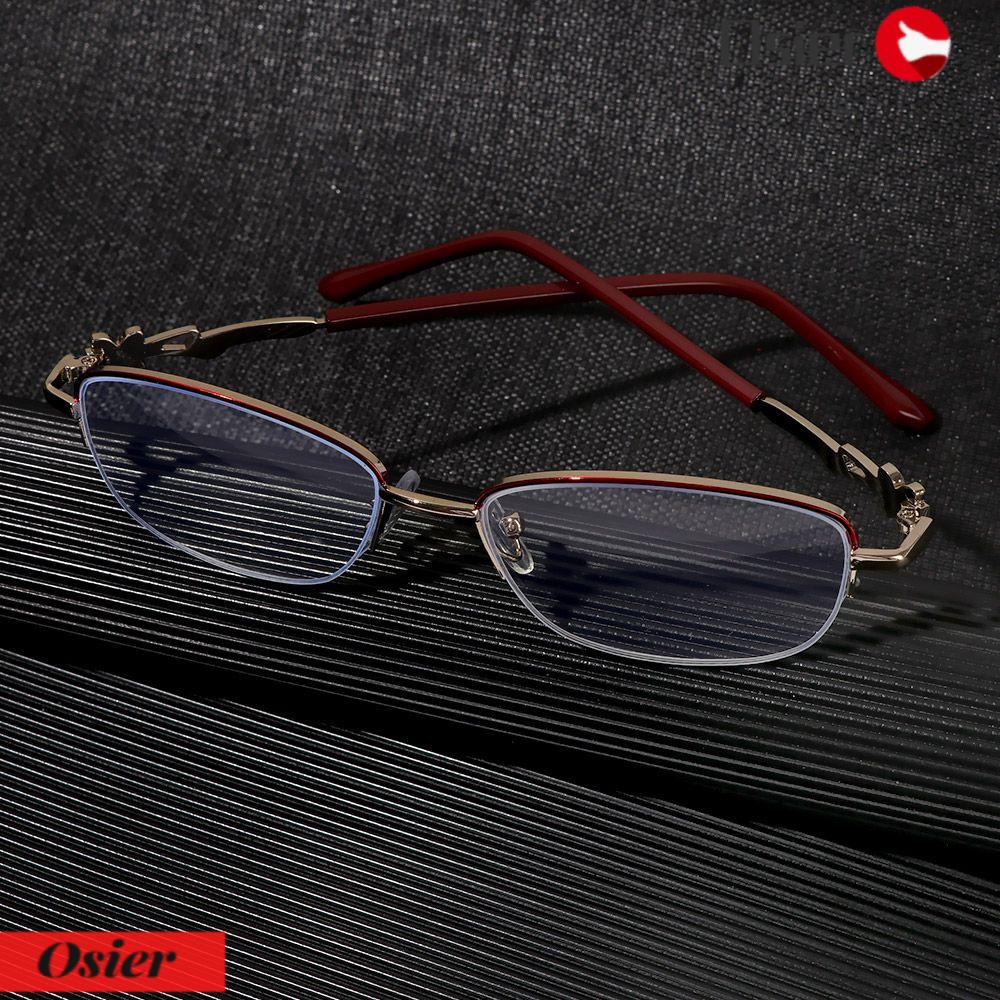 OSIER1 Kính Đọc Sách Gọng Kim Loại Chống Tia UV &amp; Ánh Sáng Xanh