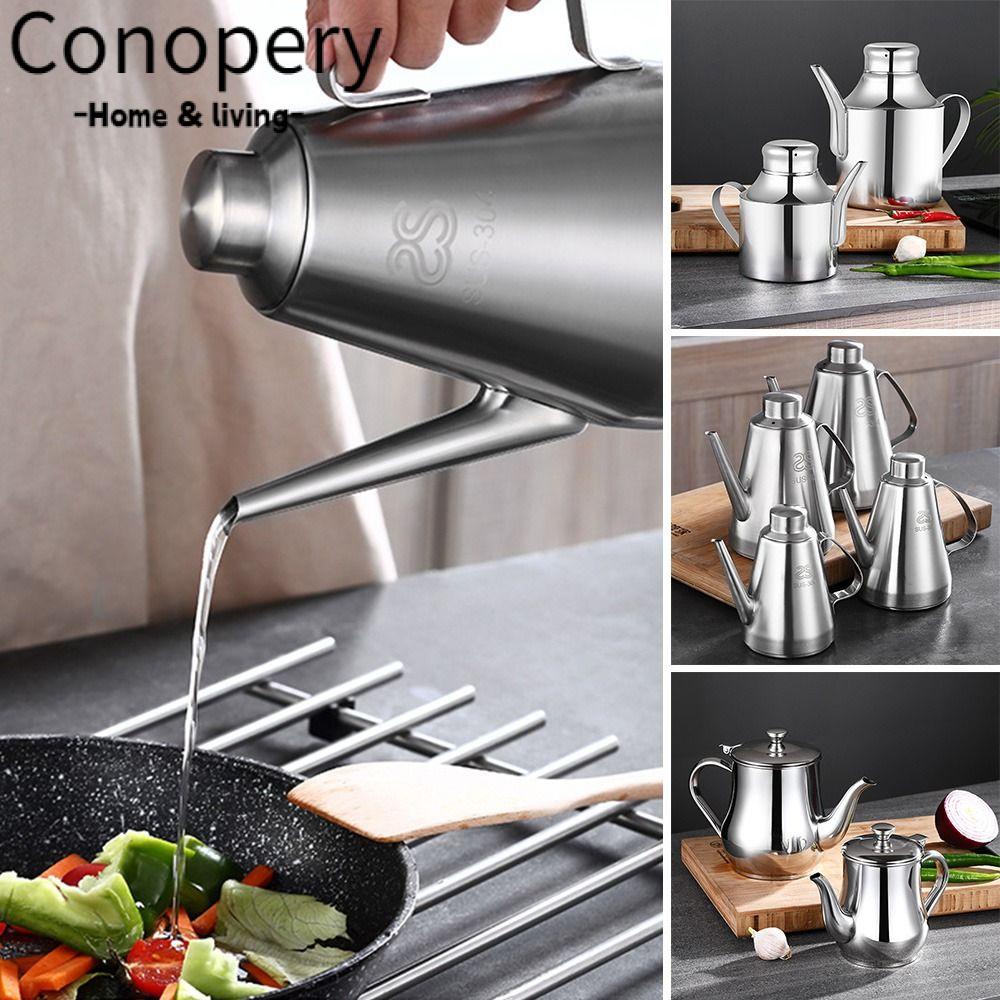 CONOPERY Bình Đựng Gia Vị Bằng Thép Không Gỉ Chống Bụi Chống Rò Rỉ Cho Nhà Bếp