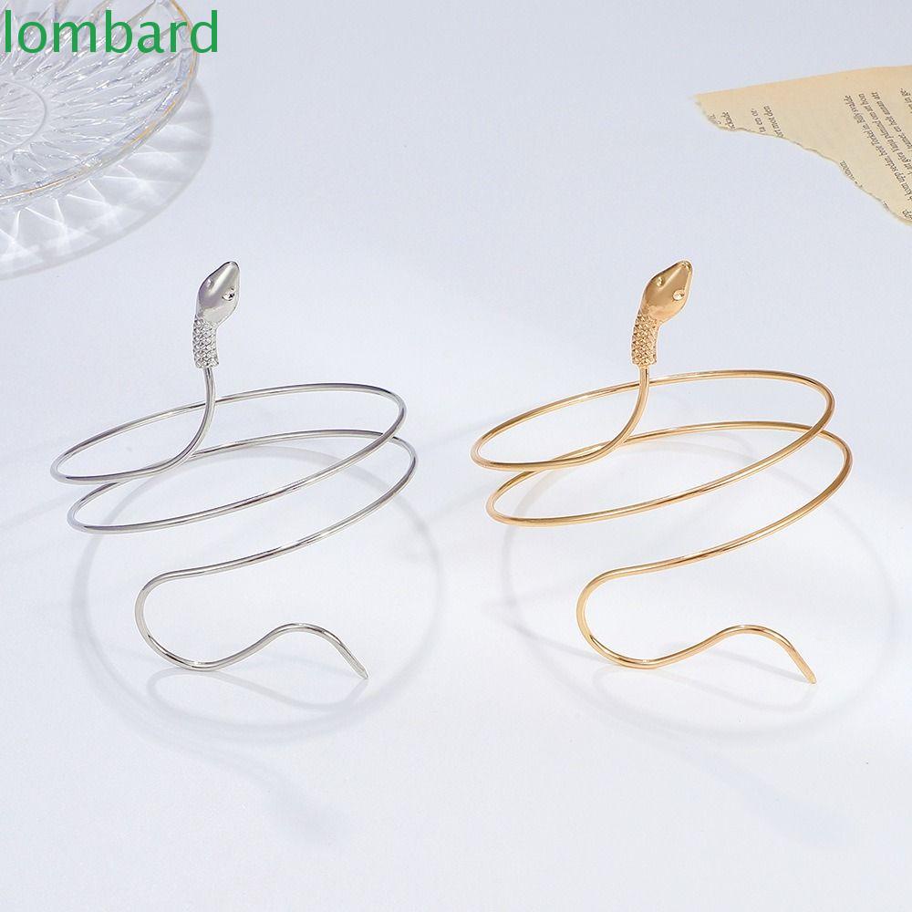 LOMBARD Vòng Đeo Cánh Tay Dạng Rắn Tinh Xảo Hợp Thời Trang Cho Nữ