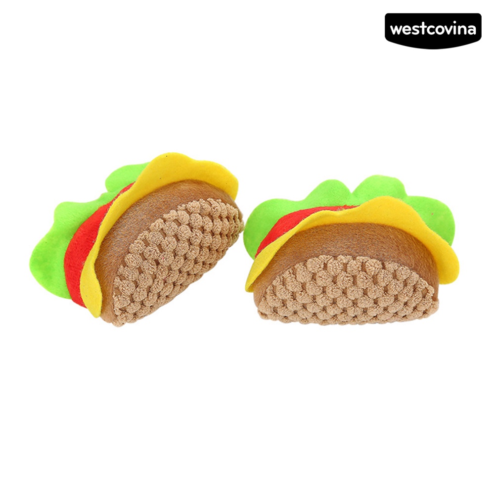 [COD]♞Đồ Chơi Nhồi Bông Hình Hamburger Chống Cắn Cho Mèo Cưng