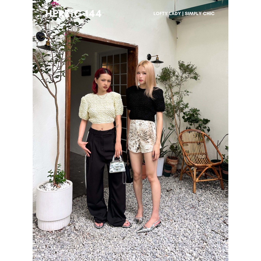 Quần suông đứng 2 sọc hông Q1603