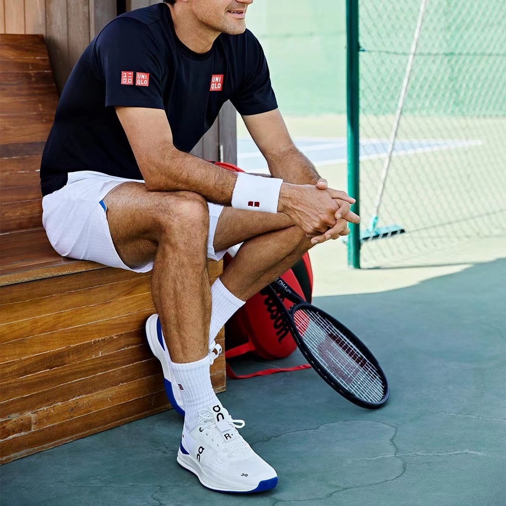 Giày Thể Thao Tennis Chuyên Nghiệp Thoáng Khí Cho Nam Và Nữ On Angle x Federer The Roger Pro