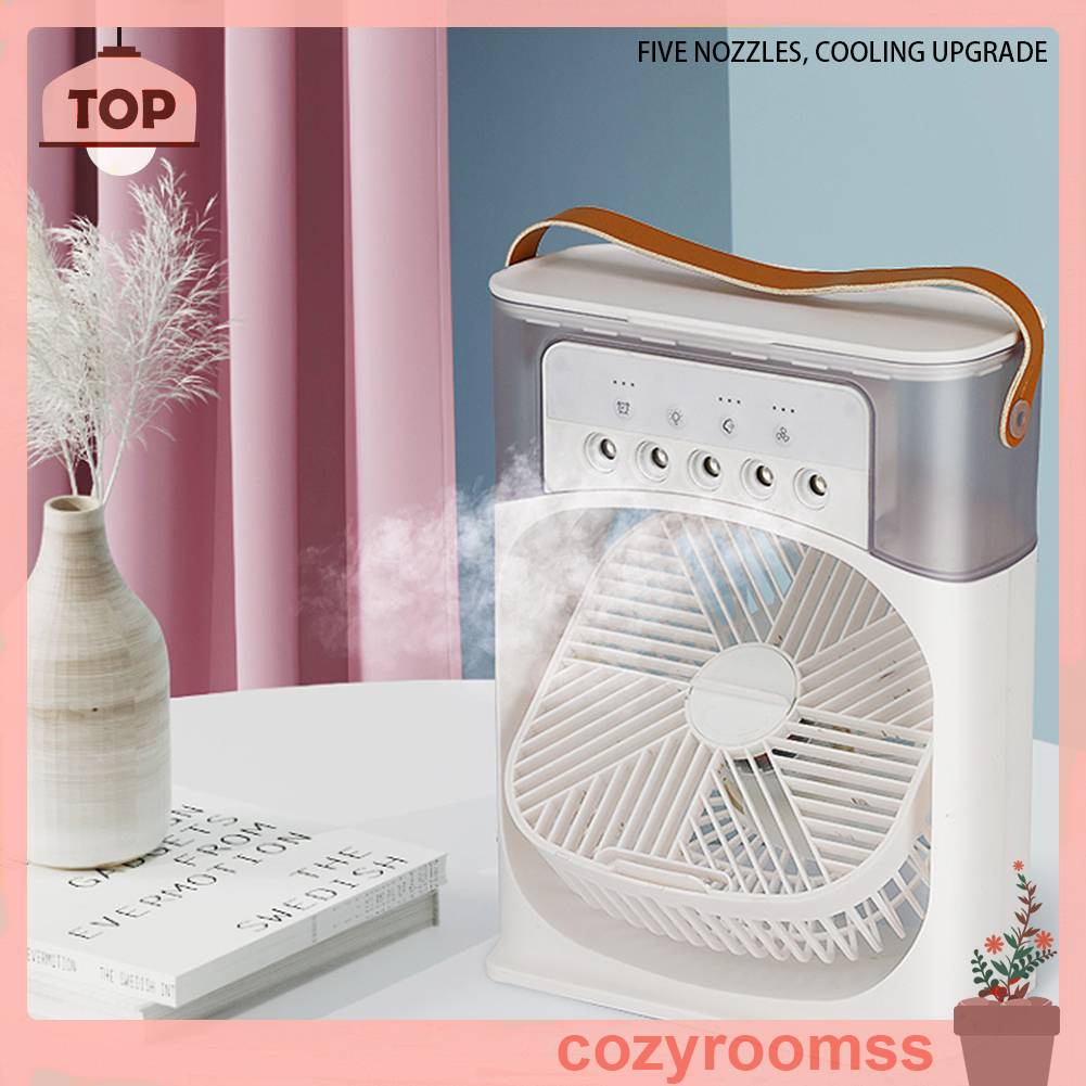 Quạt Điện USB Làm Mát Tạo Độ Ẩm Tiếng Ồn Thấp Để Bàn