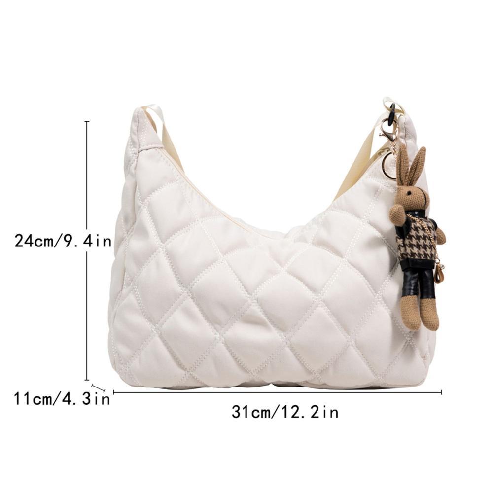 UUMIR Túi Đeo Vai Bằng Cotton Gọn Nhẹ Họa Tiết Kẻ Sọc