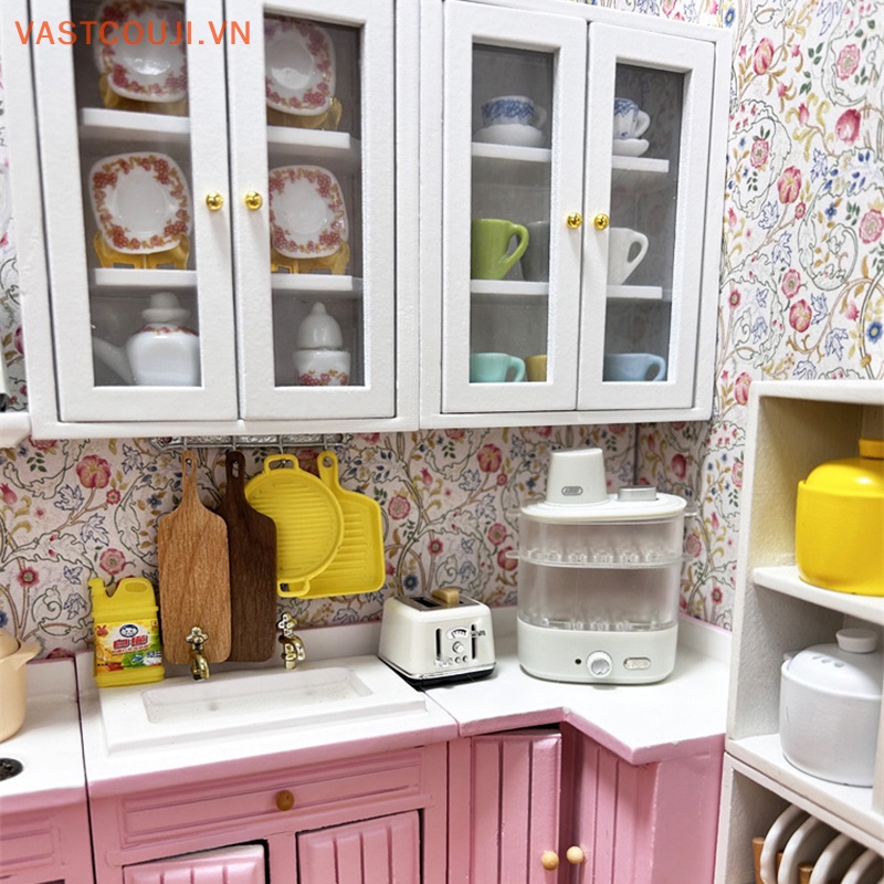 1 Mô Hình Máy Hấp Trang Trí Nhà Búp Bê Tỉ Lệ 1: 12