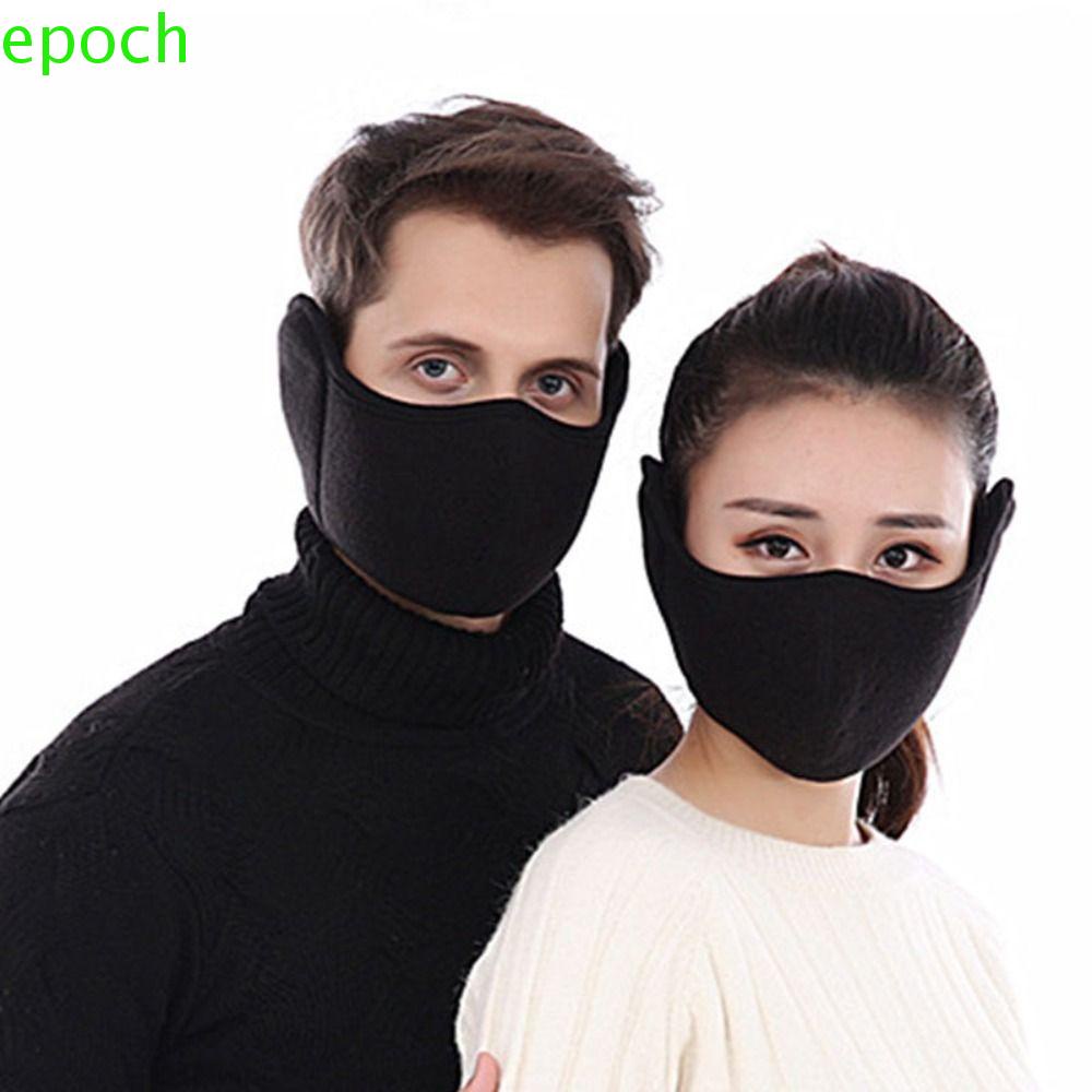 Epoch Khẩu Trang Che Nửa Mặt Thoáng Khí Chống Gió Chống Bụi Màu Trơn Dành Cho Nam Đi Xe Máy