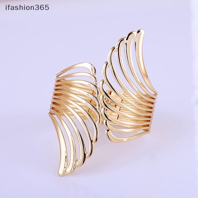 Dây Kẹp Rèm Cửa Bằng Kim Loại Họa Tiết Đôi Cánh Màu Vàng Thời Trang ifashion365