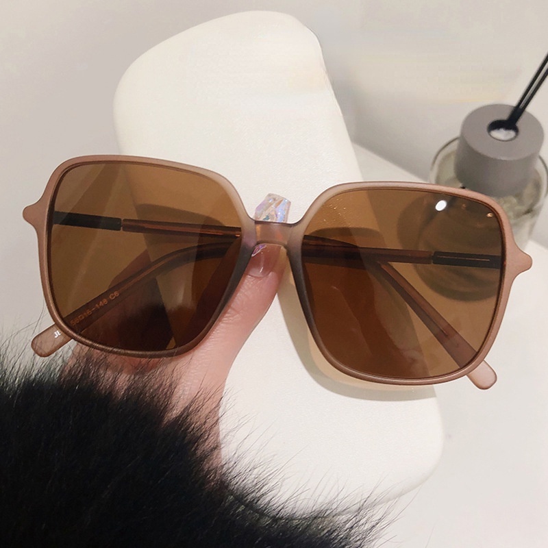 (KIQI-FASHION) COD Kính Mát Gọng Vuông Oversize Thời Trang Hàn Quốc Chất Lượng Cao Cho Nam Nữ