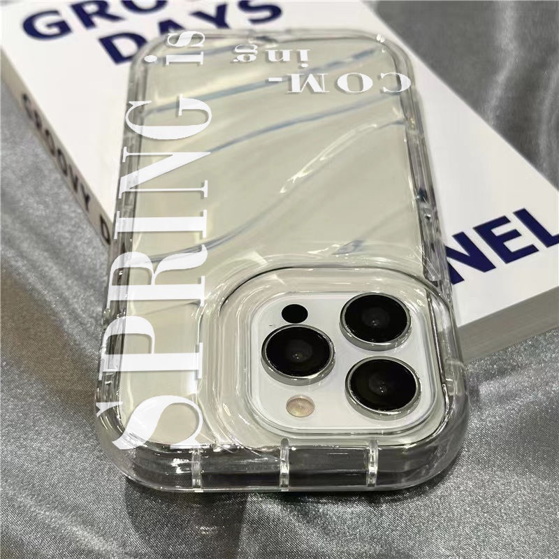 Ốp Điện Thoại Dẻo Trong Suốt In Chữ Dễ Thương Cho iPhone14promax11 / XLBE 81312 plus / xr Apple /ins 7