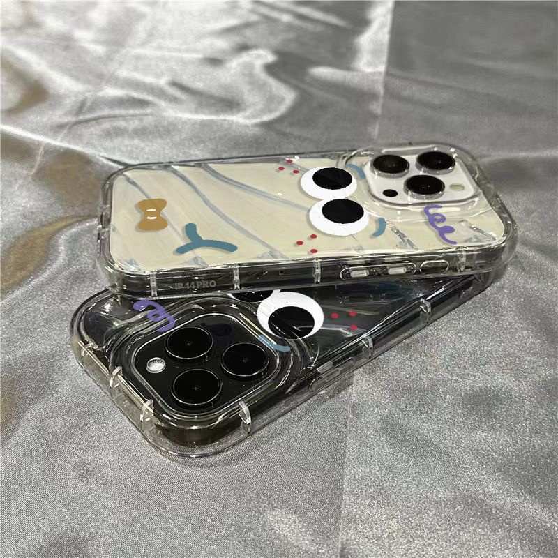 Ốp Điện Thoại Dẻo Trong Suốt Họa Tiết Hoạt Hình Cảm Xúc Dễ Thương Cho iPhone14promaxxr / 7 plus / 11ins8 1312