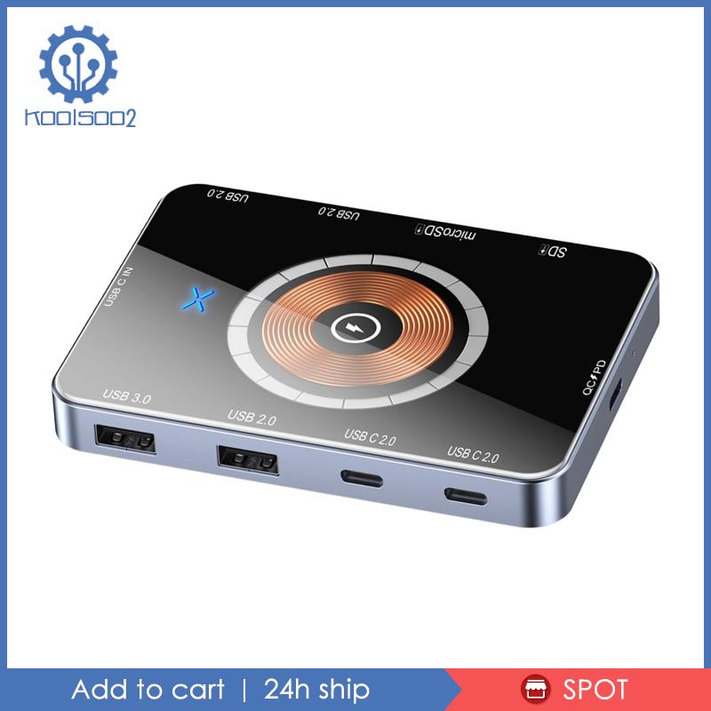 Bộ Chuyển Đổi Hub 15W USB C Sang Type TF Koolsoo2