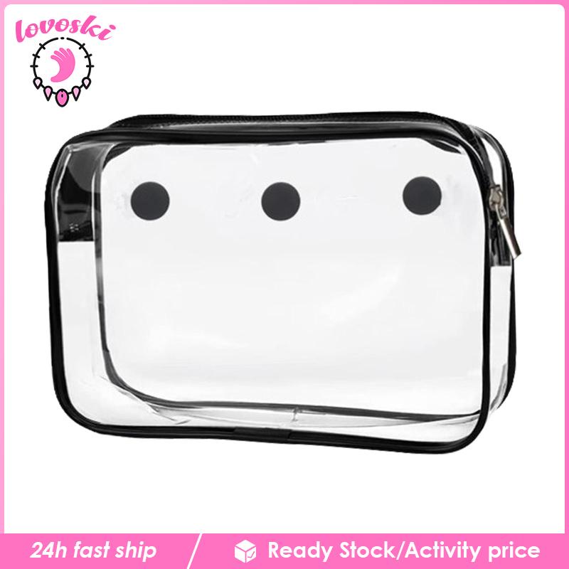 Túi Đựng Mỹ Phẩm Lovoski Màu Trong Suốt Tiện Dụng Mang Theo Du Lịch