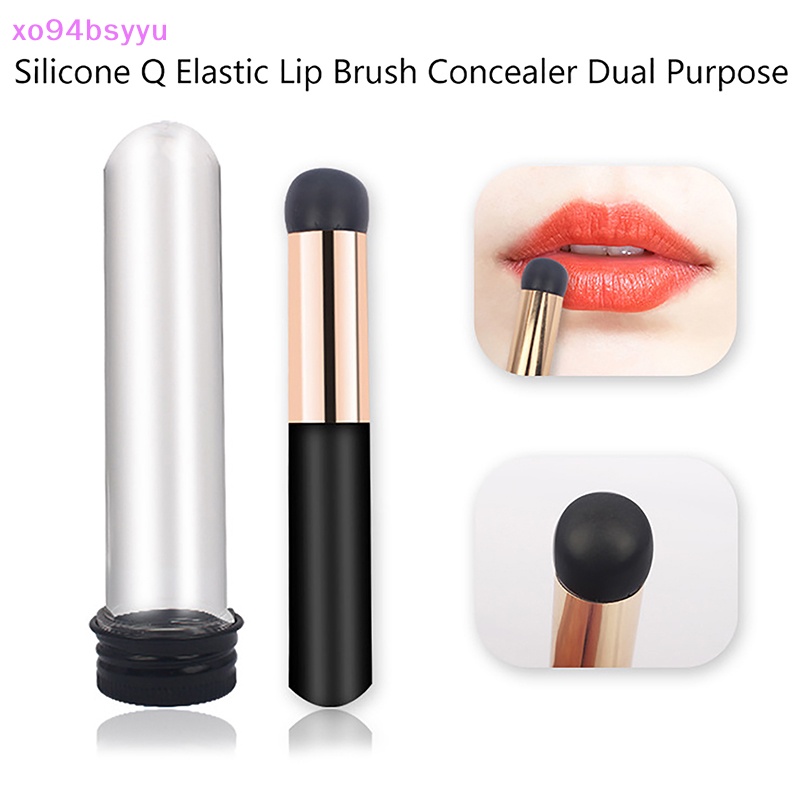 Cọ Trang Điểm Xo94Bsyu Đầu Tròn Bằng Silicon Mềm Mại Chống Bụi Bẩn Đa Năng