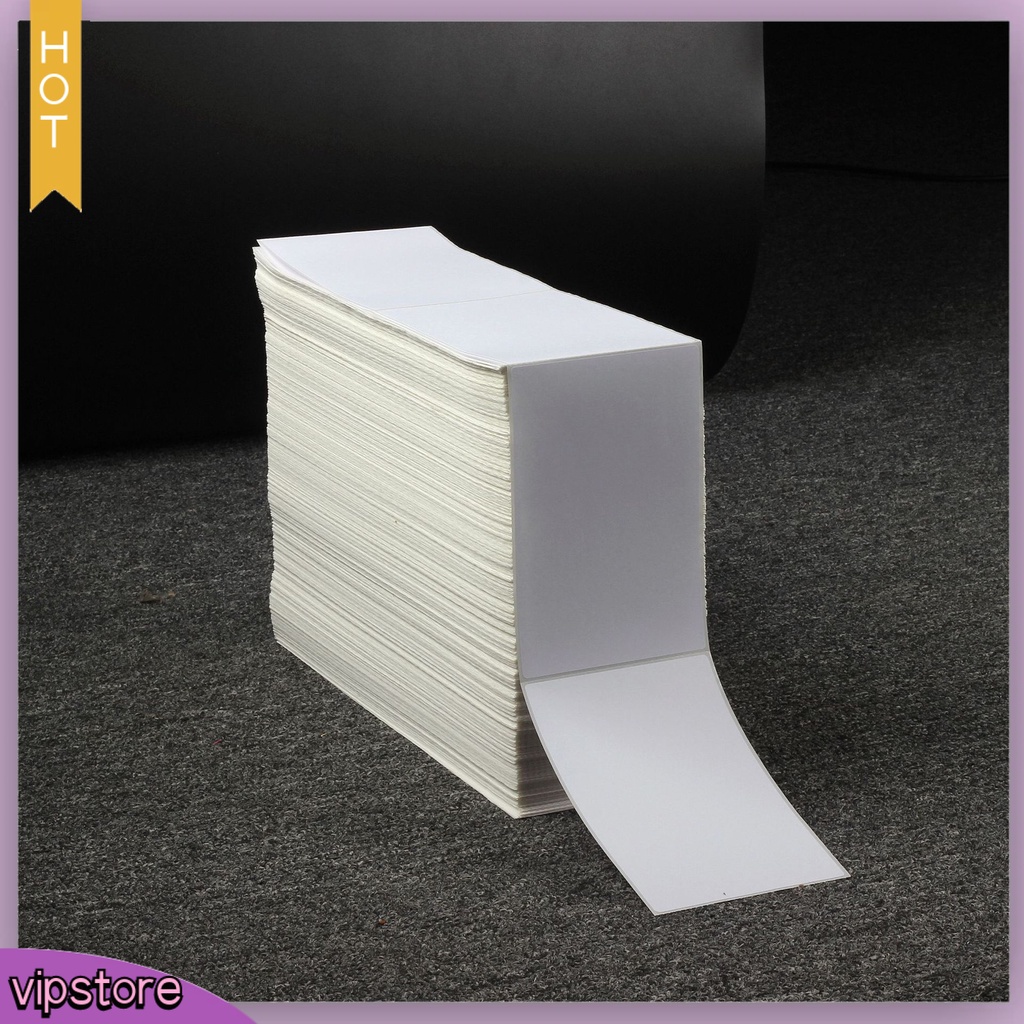 <VIP> Set 500 Nhãn Dán Chống Dầu Tự Dính Cho Máy In Nhiệt