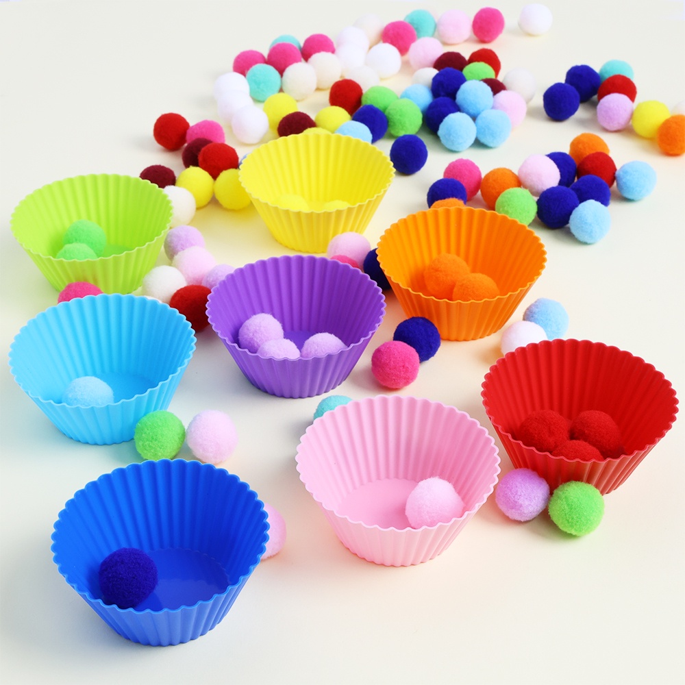 Bộ 109 Bóng Phân Loại Đồ Chơi Nhiều Màu Sắc Cho Bé