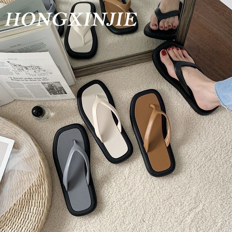 HONGXINJIE dép nữ dép bánh mì 2023 HOTSALE Sản phẩm mới vào mùa hè thời trang 062701888