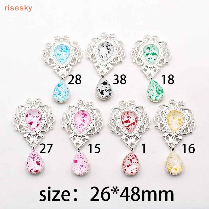 Ghim Cài Áo Bằng Bạc 48X26MM Dùng Trang Trí Tiệc Cưới DIY