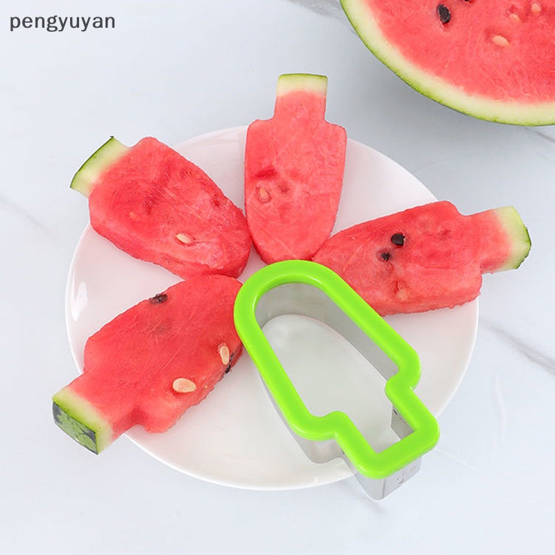 1 Khuôn Cắt Dưa Hấu / Kem Que Bằng Thép Không Gỉ