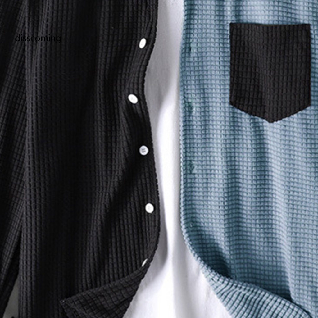 Áo Thun Tay Ngắn In Chữ SL SL SL SL SL| Áo Khoác Sơ Mi Tay Dài Có Túi Màu Khối Dành Cho Nam