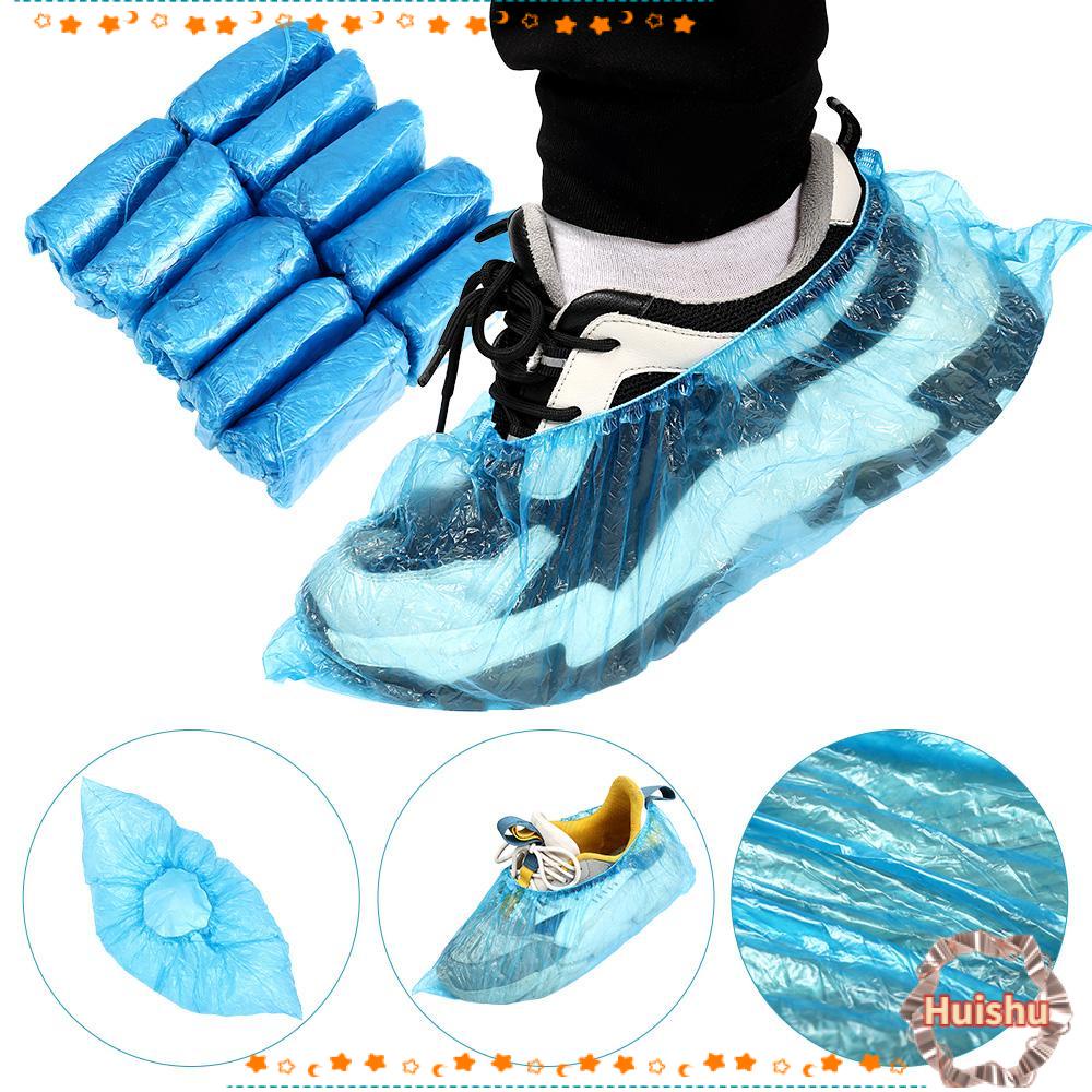 HS Bộ 100 Bọc Giày Nhựa Chống Thấm Nước