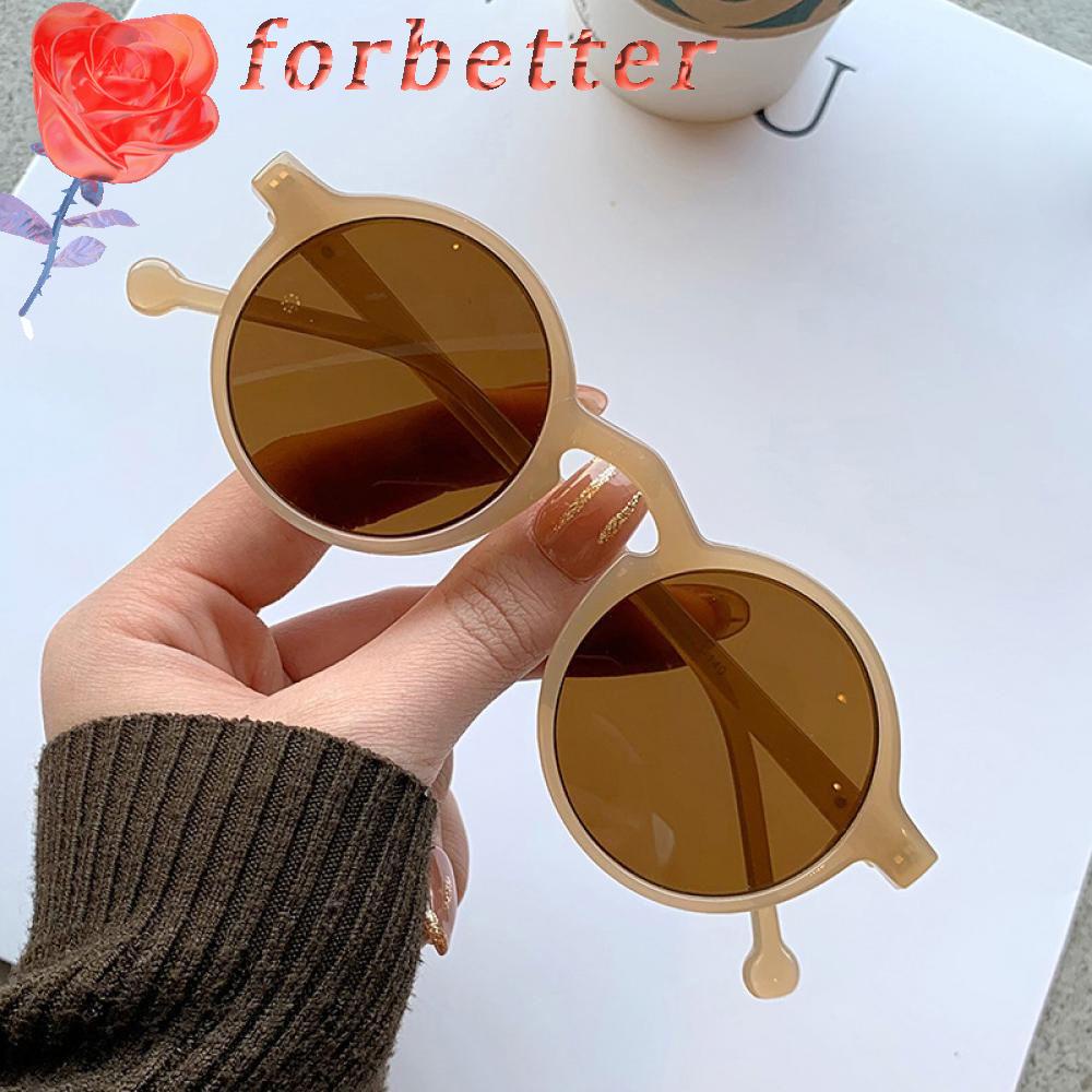 FORBETTER Kính Mát Tròn Chống Tia UV400 Thời Trang